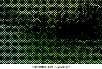 Dark Green vector polygonal illustration, which consist of rectangles. Rectangular pattern for your business design. Geometric background in Origami style with gradient. 