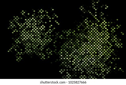 Dark Green vector polygonal illustration consisting of rectangles. Rectangular design for your business. Creative geometric background in origami style with gradient.