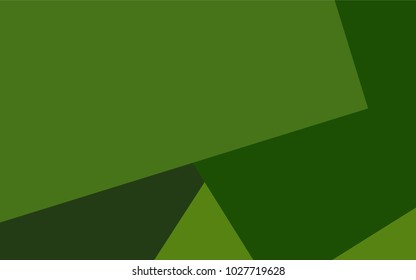 Dark Green vector polygonal illustration consisting of rectangles. Rectangular design for your business. Creative geometric background in origami style with gradient.