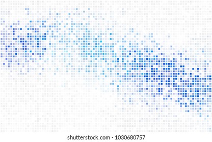 Dark Green vector polygonal illustration consisting of rectangles. Rectangular design for your business. Creative geometric background in origami style with gradient.