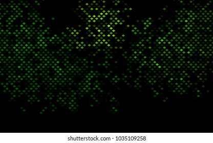 Dark Green vector polygonal illustration, which consist of rectangles. Rectangular pattern for your business design. Geometric background in Origami style with gradient. 
