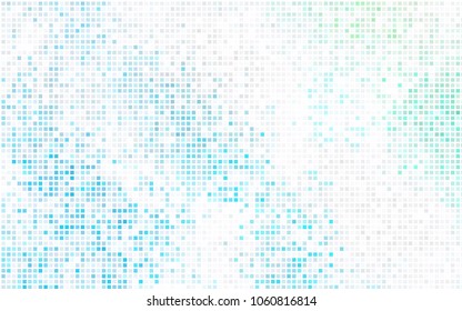 Dark Green vector polygonal illustration, which consist of rectangles. Rectangular pattern for your business design. Geometric background in Origami style with gradient. 