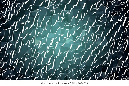 Dunkelgrüne Vektorillustration, mehrfarbige Illustration, die aus Dreiecken besteht. Dreieckiges Design für Ihr Unternehmen. Kreativer, geometrischer Hintergrund im Origami-Stil mit Farbverlauf