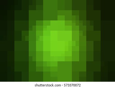 Dark Green vector polygonal illustration, which consist of rectangles. Rectangular pattern for your business design. Geometric background in Origami style with gradient. 