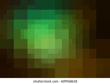 Dark Green vector polygonal illustration, which consist of rectangles. Rectangular pattern for your business design. Geometric background in Origami style with gradient. 