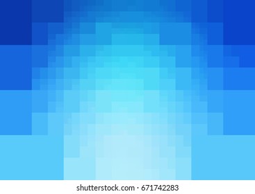 Dark Green vector polygonal illustration, which consist of rectangles. Rectangular pattern for your business design. Geometric background in Origami style with gradient. 