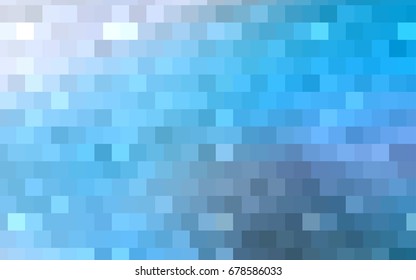 Dark Green vector polygonal illustration, which consist of rectangles. Rectangular pattern for your business design. Geometric background in Origami style with gradient. 