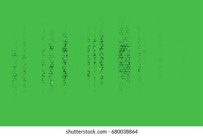 Dark Green vector polygonal illustration, which consist of hexagons. Hexagonal design for your business. Creative geometric background in Origami style with gradient