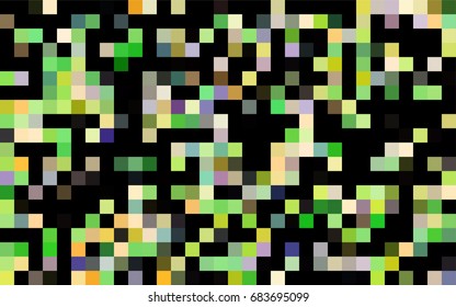 Dark Green vector polygonal illustration, which consist of rectangles. Rectangular pattern for your business design. Geometric background in Origami style with gradient. 