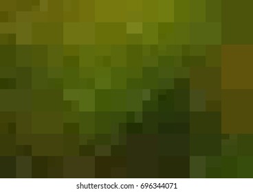 Dark Green vector polygonal illustration, which consist of rectangles. Rectangular design for your business. Creative geometric background in Origami style with gradient