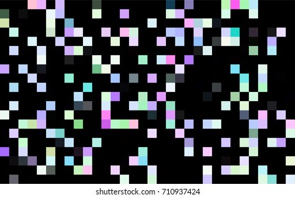 Dark Green vector polygonal illustration, which consist of rectangles. Rectangular pattern for your business design. Geometric background in Origami style with gradient. 