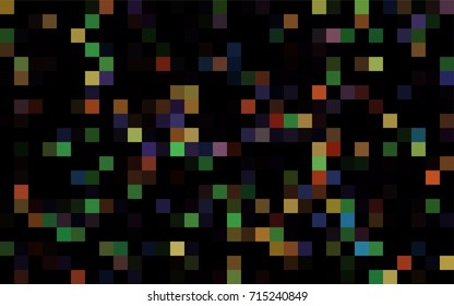 Dark Green vector polygonal illustration consisting of rectangles. Rectangular design for your business. Creative geometric background in origami style with gradient.