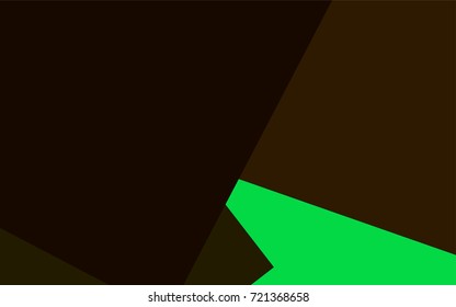 Dark Green vector polygonal illustration, which consist of rectangles. Rectangular pattern for your business design. Geometric background in Origami style with gradient. 