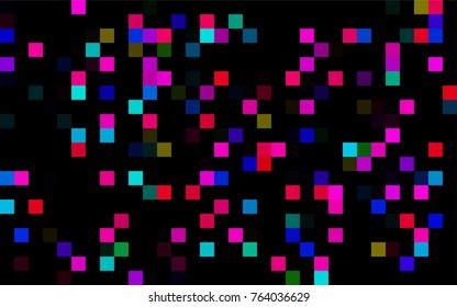 Dark Green vector polygonal illustration, which consist of rectangles. Rectangular pattern for your business design. Geometric background in Origami style with gradient. 
