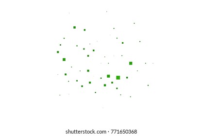 Dark Green vector polygonal illustration consisting of rectangles. Rectangular design for your business. Creative geometric background in origami style with gradient.