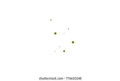 Dark Green vector polygonal illustration, which consist of hexagons. Hexagonal design for your business. Creative geometric background in Origami style with gradient