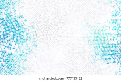 Dark Green vector polygonal illustration consisting of rectangles. Rectangular design for your business. Creative geometric background in origami style with gradient.