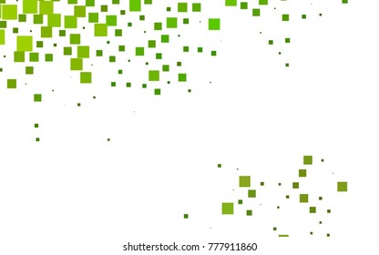Dark Green vector polygonal illustration, which consist of rectangles. Rectangular pattern for your business design. Geometric background in Origami style with gradient. 