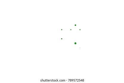Dark Green vector polygonal illustration, which consist of hexagons. Hexagonal design for your business. Creative geometric background in Origami style with gradient