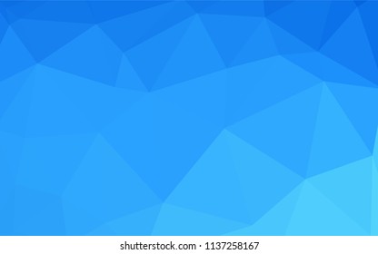Dark Green vector polygonal pattern. Shining colorful illustration with triangles. Brand new design for your business.