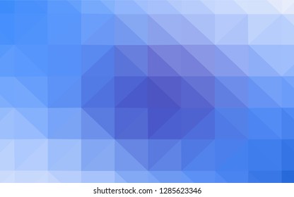 Dark Green vector polygonal pattern. A completely new color illustration in a polygonal style. Triangular pattern for your design.