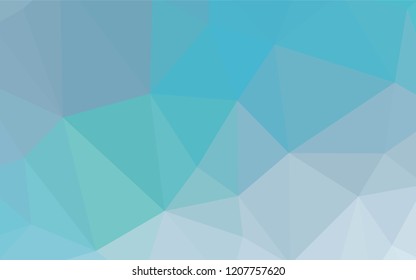 Dark Green vector polygonal template. Elegant bright polygonal illustration with gradient. Polygonal design for your web site.