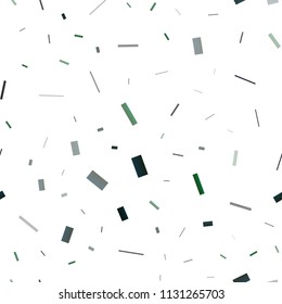 Dark Green vector seamless background with rectangles. Beautiful illustration with rectangles and squares. Pattern can be used for websites.