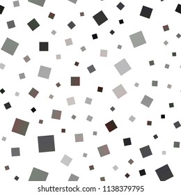 Dark Green vector seamless background with rectangles. Beautiful illustration with rectangles and squares. Pattern can be used for websites.