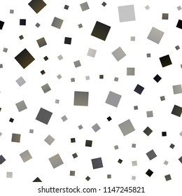 Dark Green vector seamless background with rectangles. Beautiful illustration with rectangles and squares. Pattern for commercials.