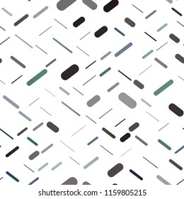 Dark Green vector seamless background with straight lines. Glitter abstract illustration with colored sticks. The pattern can be used for websites.