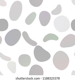 Dark Green vector seamless background with bubbles. Blurred bubbles on abstract backdrop with colorful gradient. Trendy design for wallpaper, fabric makers.