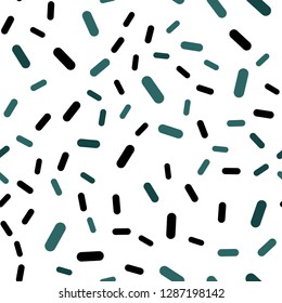 Dark Green vector seamless background with straight lines. Blurred decorative design in simple style with lines. Smart design for your business advert.