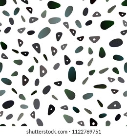 Dark Green vector seamless cover in polygonal style with circles. Abstract gradient illustration with circles, triangles. Pattern for busines ad, booklets, leaflets