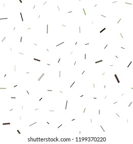 Dark Green vector seamless cover with long lines. Lines on blurred abstract background with gradient. The pattern can be used for websites.