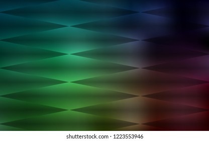 Dark Green vector seamless cover in polygonal style. Decorative design in abstract style with rectangles. Pattern for design of fabric, wallpapers.