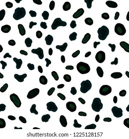 Dark Green vector seamless cover with spots. Modern abstract illustration with colorful water drops. Template for business cards, websites.