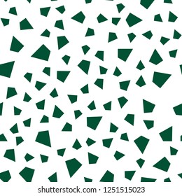 Dark Green vector seamless, isometric cover with polygonal style. Abstract gradient illustration with triangles. Pattern for trendy fabric, wallpapers.