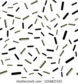 Dark Green vector seamless, isometric background with straight lines. Shining colored illustration with sharp stripes. Pattern for design of fabric, wallpapers.