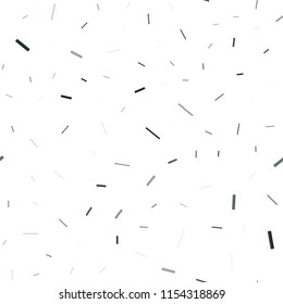 Dark Green vector seamless layout with flat lines. Glitter abstract illustration with colored sticks. The template can be used as a background.