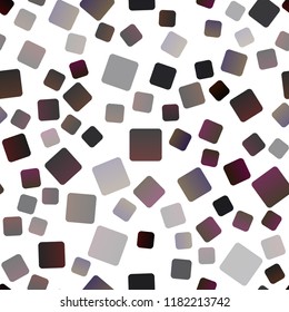 Dark Green vector seamless template with crystals, rectangles. Decorative design in abstract style with rectangles. Pattern for commercials.