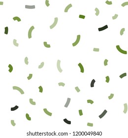Dark Green vector seamless template with lava shapes. Glitter abstract illustration with wry lines. The best blurred design for your business.
