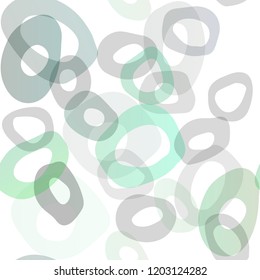 Dark Green vector seamless template with spots. Modern abstract illustration with colorful water drops. Trendy design for wallpaper, fabric makers.