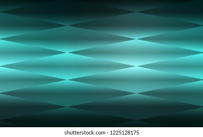 Dark Green vector seamless template with crystals, rectangles. Modern abstract illustration with colorful rectangles. Pattern for design of window blinds, curtains.
