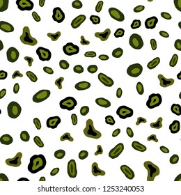 Dark Green vector seamless template with circles. Blurred decorative design in abstract style with bubbles. Pattern for design of fabric, wallpapers. Dark Green vector seamless template with circles. Blurred decorative design in abstract style with bubbles. Pattern for design of fabric, wallpapers.