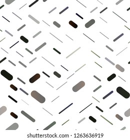 Dark Green vector seamless template with repeated sticks. Lines on blurred abstract background with gradient. Best design for your ad, poster, banner.