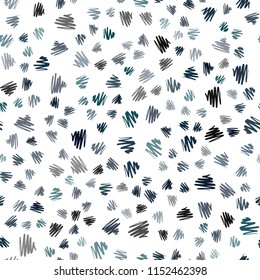 Dark Green vector seamless texture with colored lines. Decorative shining illustration with lines on abstract template. Best design for your ad, poster, banner.
