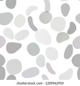 Dark Green vector seamless texture with disks. Illustration with set of shining colorful abstract circles. Design for textile, fabric, wallpapers.