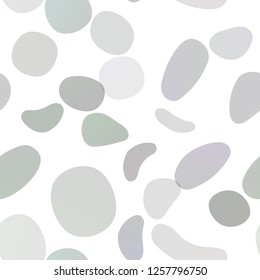 Dark Green vector seamless texture with disks. Modern abstract illustration with colorful water drops. Pattern for trendy fabric, wallpapers.