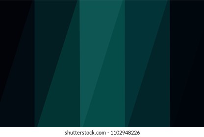 Dark Green vector shining triangular backdrop. Creative illustration in halftone style with gradient. The polygonal design can be used for your web site.