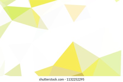 Dark Green vector shining triangular layout. Creative illustration in halftone style with triangles. Brand new design for your business.